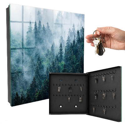 Schlüsselkasten mit Motiv Grüner Wald