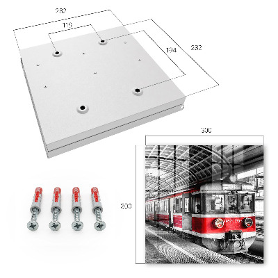 Schlüsselbox in Ausführung Eisenbahnsymmetrie