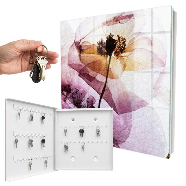 Schlüsselbox für die Wand im Design florale Eleganz