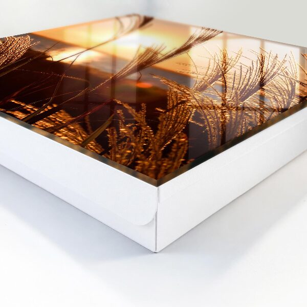 Schlüsselbox für die Wand mit Sonnenuntergang-Motiv