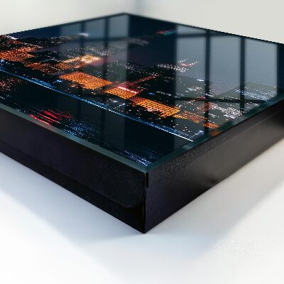 Schlüsselbox für die Wand mit Motiv Stadt bei Nacht
