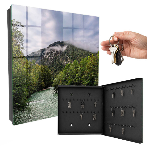 Schlüsselkasten mit Berglandschaft Motiv