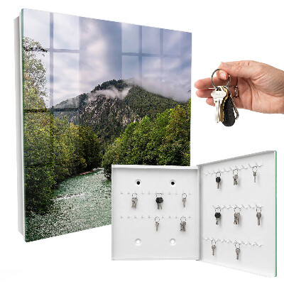 Schlüsselkasten mit Berglandschaft Motiv