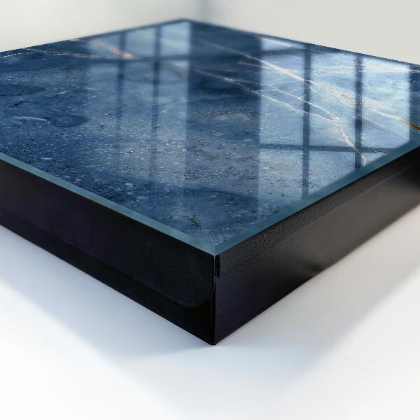 Schlüsselkasten in blauem Marmor-Design