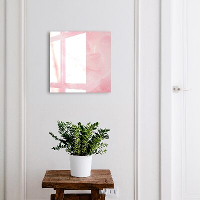 Schlüsselbox mit Motiv rosa Federn