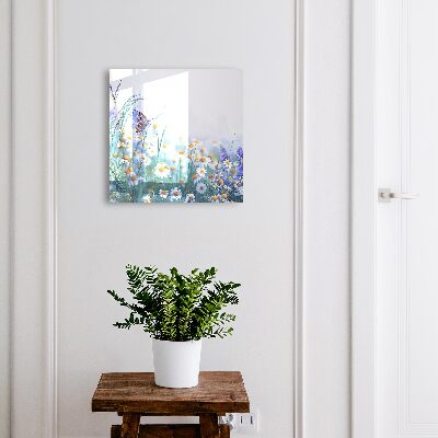 Schlüsselbox für die Wand Motiv Sommerwiese
