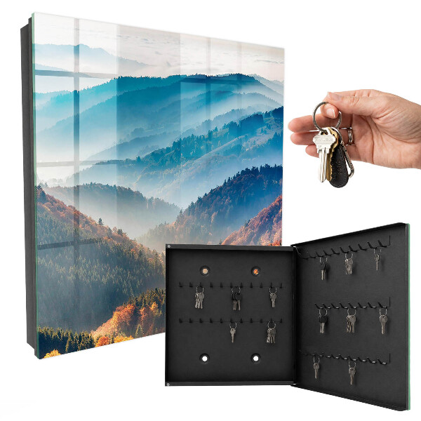mit Berglandschaft-Motiv