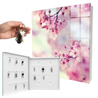 Schlüsselbox für die Wand mit Motiv Der Zauber der Blumen