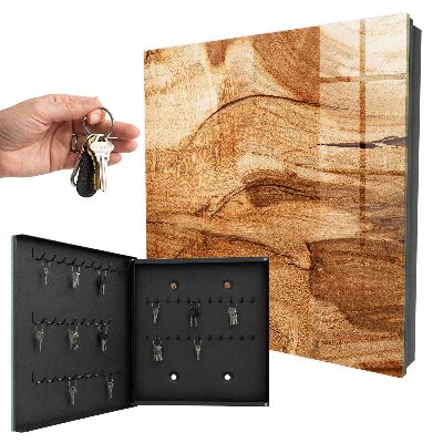 Schlüsselkasten mit Holzstruktur