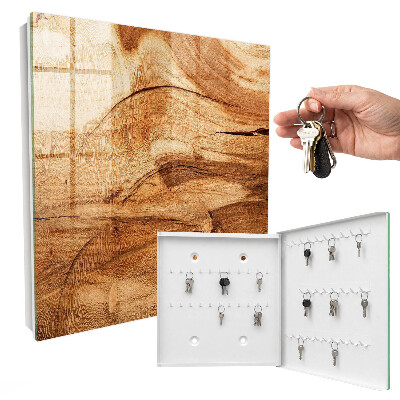 Schlüsselkasten mit Holzstruktur