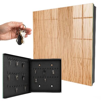 Schlüsselkasten mit Holzstruktur