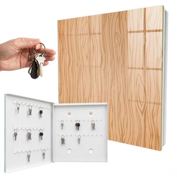 Schlüsselkasten mit Holzstruktur