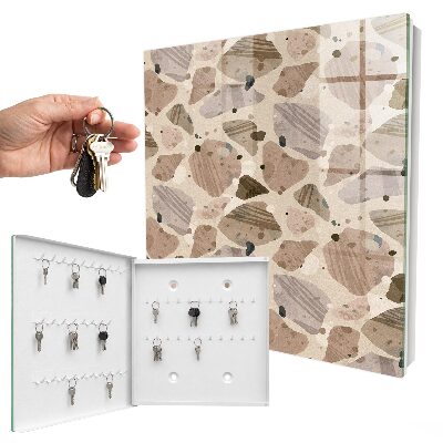 Schlüsselbox für die Wand in organischer Form