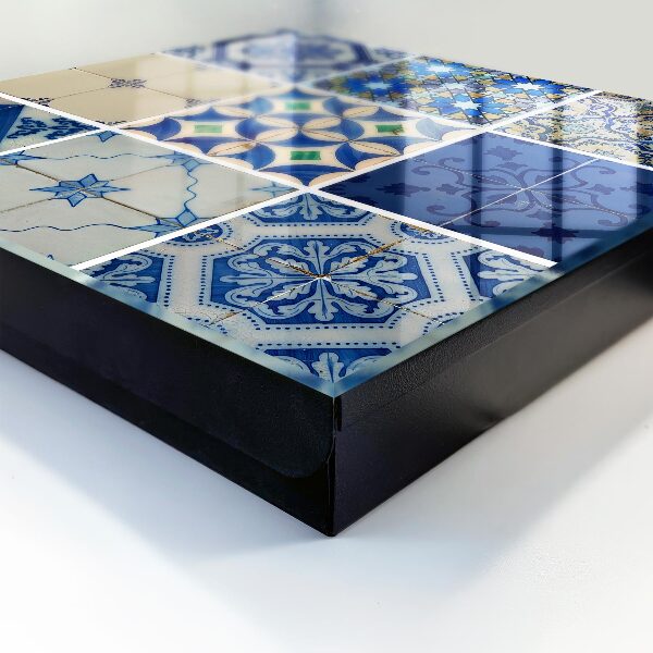 Schlüsselbox mit Azulejos-Fliesen-Motiv