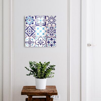 Schlüsselbox für die Wand mit geometrischem Muster