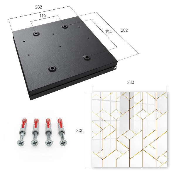 Schlüsselbox für die Wand in modernem elegantem Design