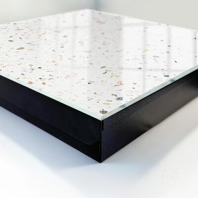 Schlüsselbox zur Wandmontage in heller Terrazzo-Optik