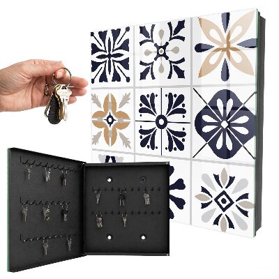 Schlüsselkasten mit geometrischem Muster