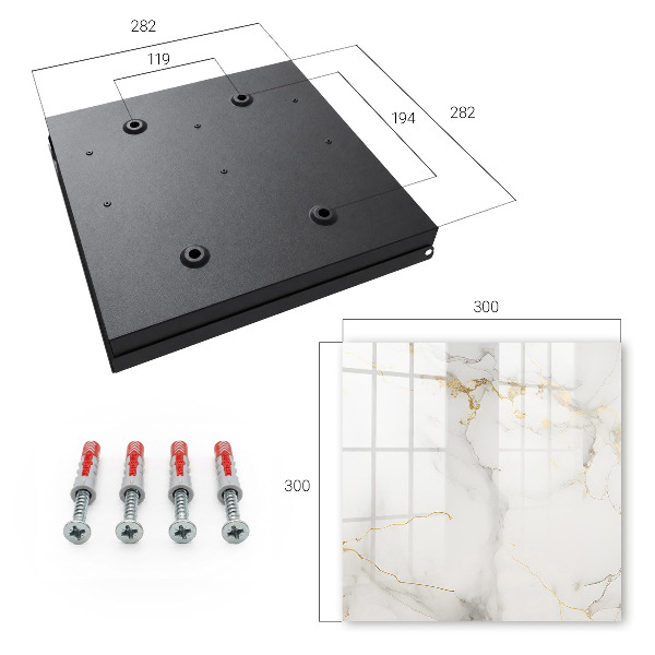 Schlüsselbox in eleganter Hintergrundoptik
