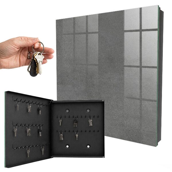Schlüsselbox in grauer Textur