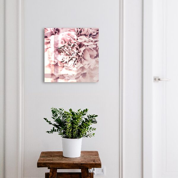 Schlüsselbox für die Wand mit Motiv Rosa Blume