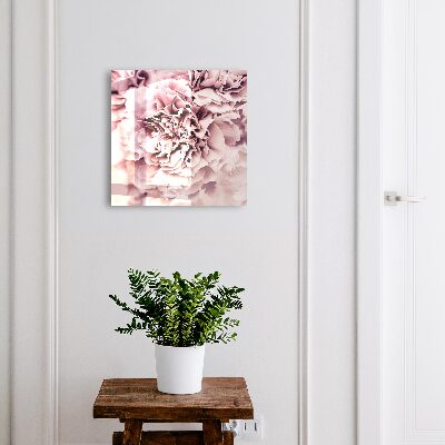 Schlüsselbox für die Wand mit Motiv Rosa Blume