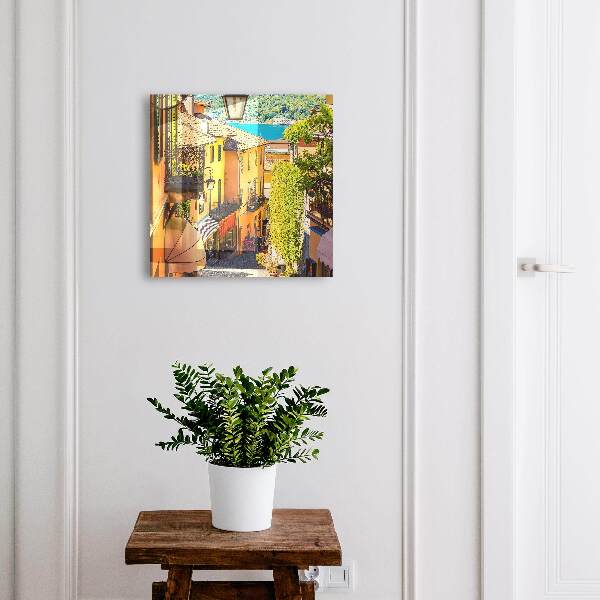 Schlüsselbox für die Wand Motiv Farbenfrohe Stadt