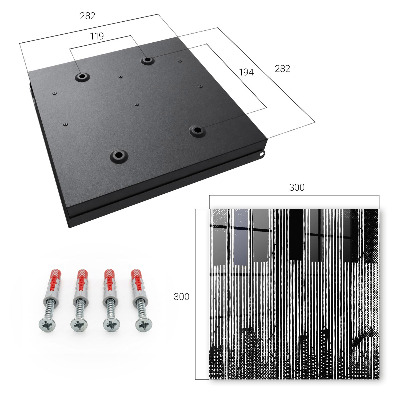 Schlüsselbox mit geometrischem Liniendesign