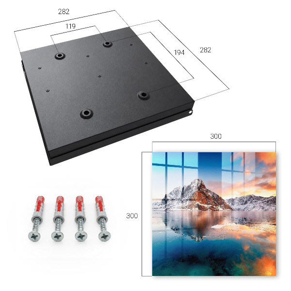 Schlüsselkasten mit Motiv Harmonie der Berge