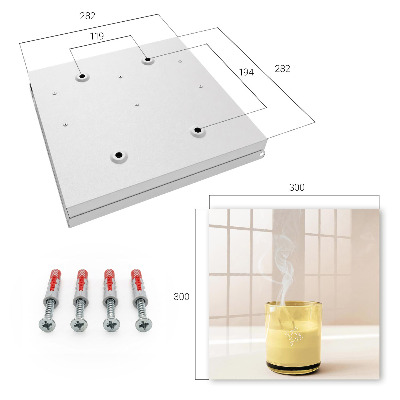Schlüsselbox aus Glas