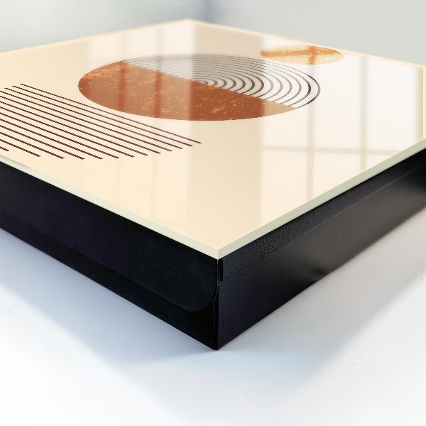 Schlüsselbox im Retro-Geometrie-Design