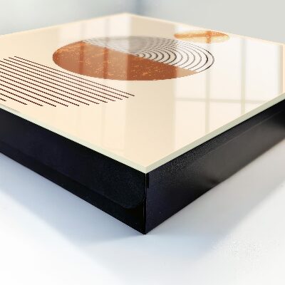 Schlüsselbox im Retro-Geometrie-Design