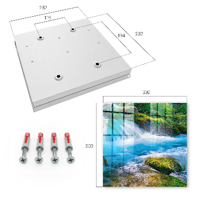 Schlüsselkasten mit Motiv Ein ruhiger Fluss
