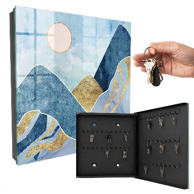 Schlüsselbox mit Berglandschaft Motiv