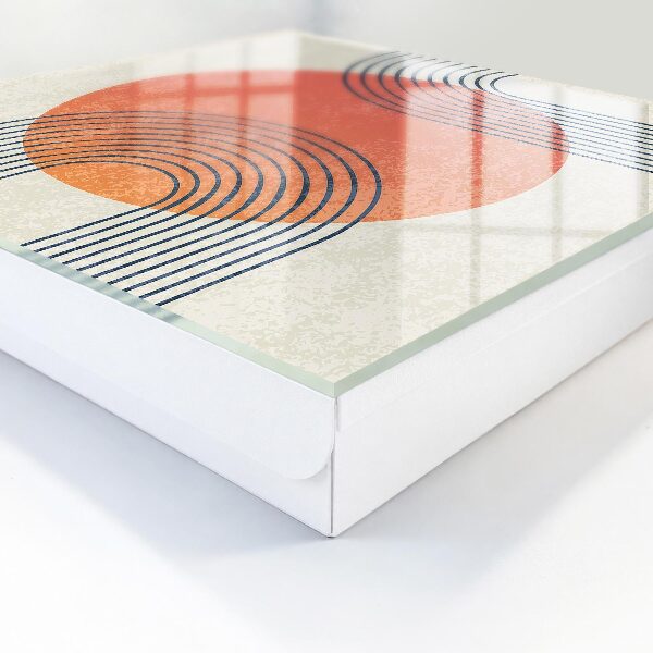 Schlüsselbox für die Wand im geometrischen Liniendesign