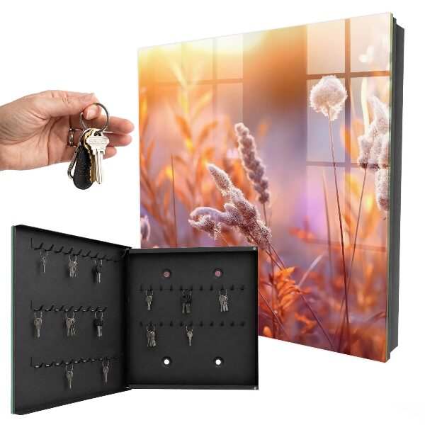 Schlüsselkasten mit Sonnenuntergang-Motiv
