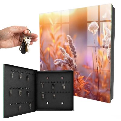 Schlüsselkasten mit Sonnenuntergang-Motiv