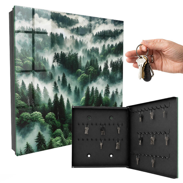 Schlüsselkasten mit Motiv Nebelwald