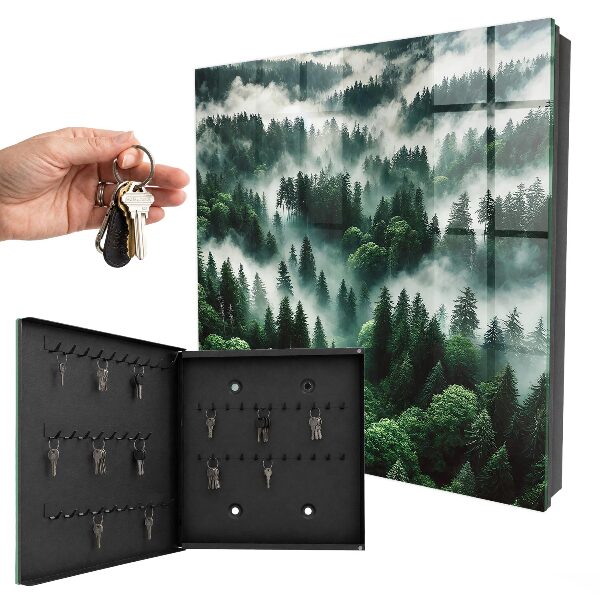 Schlüsselkasten mit Motiv Nebelwald