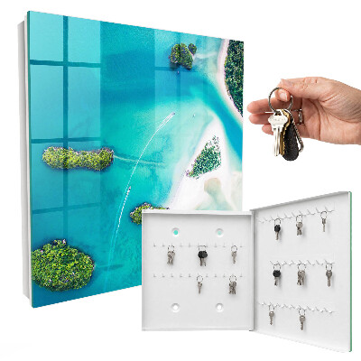 Schlüsselkasten mit Motiv exotische Strände