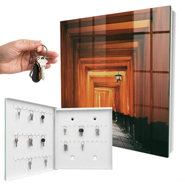 Schlüsselbox für die Wand in Gelb
