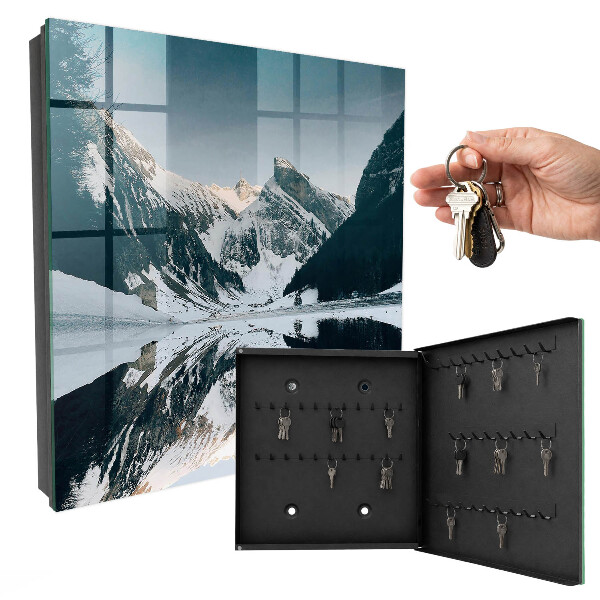 Schlüsselbox mit Winterlandschaft Motiv