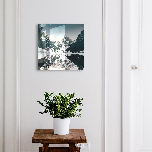 Schlüsselbox mit Winterlandschaft Motiv