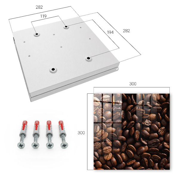 Schlüsselbox mit aromatischem Kaffee