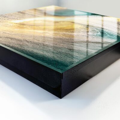Wand-Schlüsselbox im Design Meereswelle