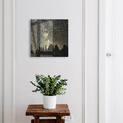 Schlüsselbox für die Wand Motiv Sternenhimmel