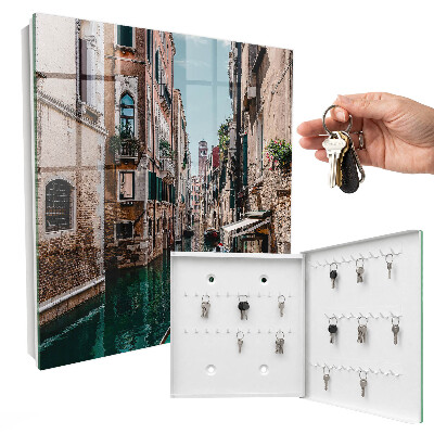 Schlüsselkasten mit Motiv Kanäle von Venedig