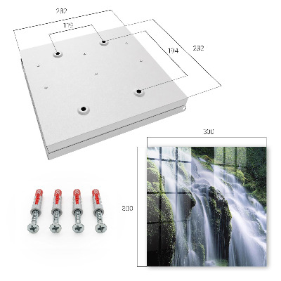 Schlüsselbox in der Ausführung Grüner Wasserfall