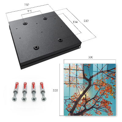 Schlüsselbox für die Wand Motiv Herbstbaum