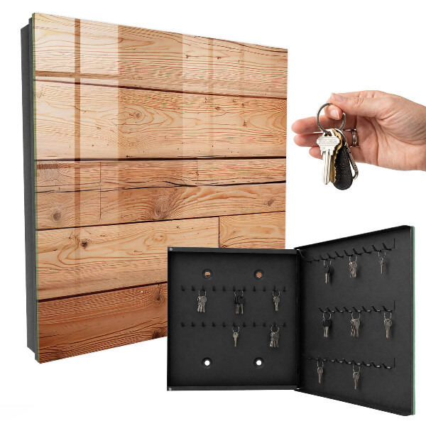 Schlüsselbox aus Holzbrettern
